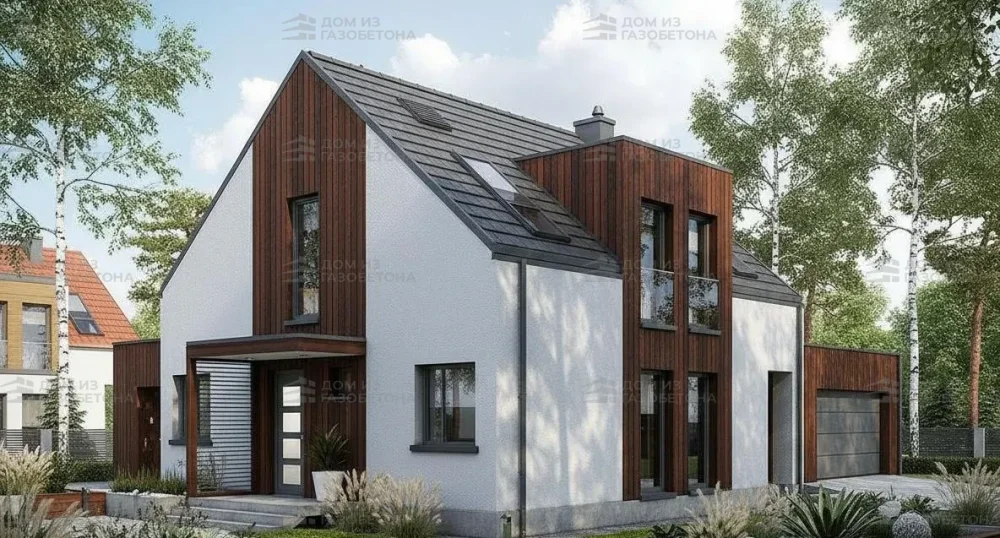 Проект Двухэтажный дом 14 на 11, 164 м2