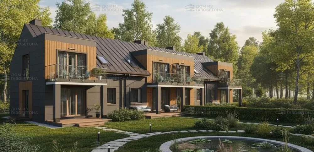 Проект Двухэтажный дом 26 на 14, 238 м2