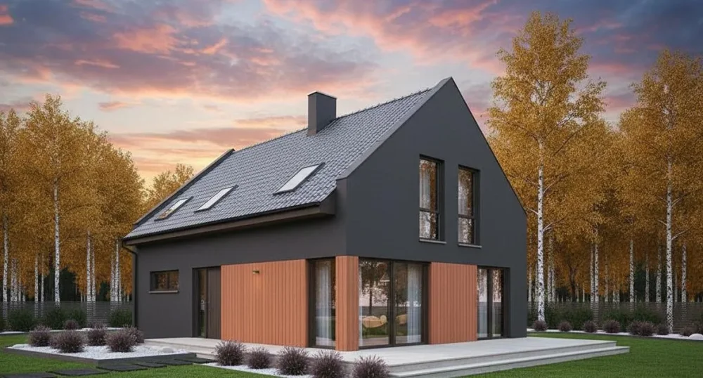 Проект Двухэтажный дом 8 на 12, 140 м2