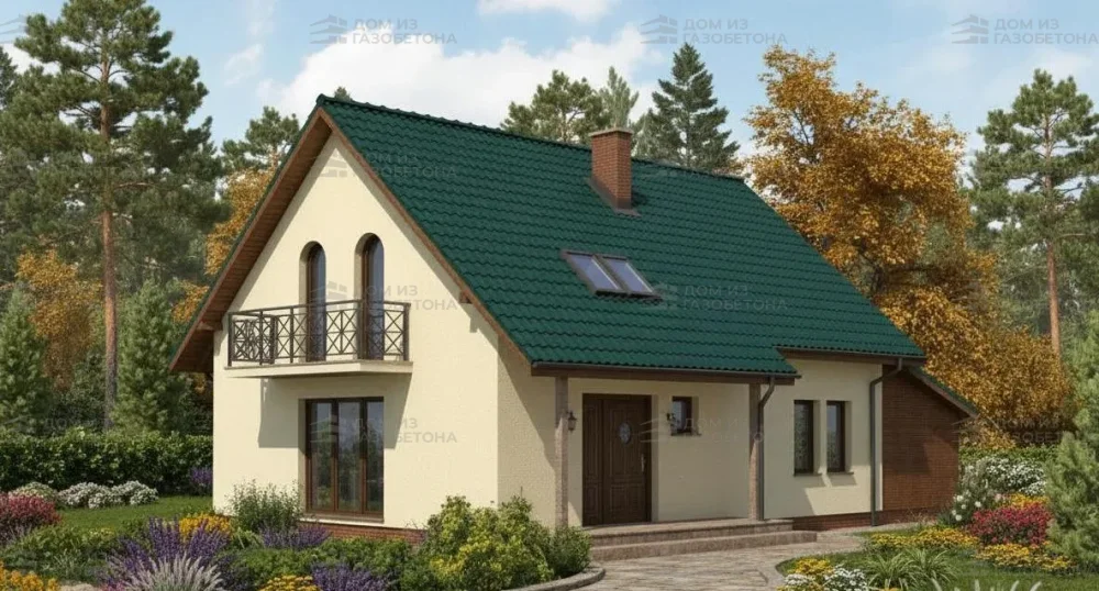 Проект Двухэтажный дом 15 на 8, 191 м2