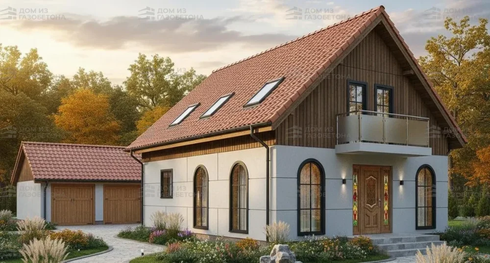 Проект Двухэтажный дом 9 на 16, 194 м2