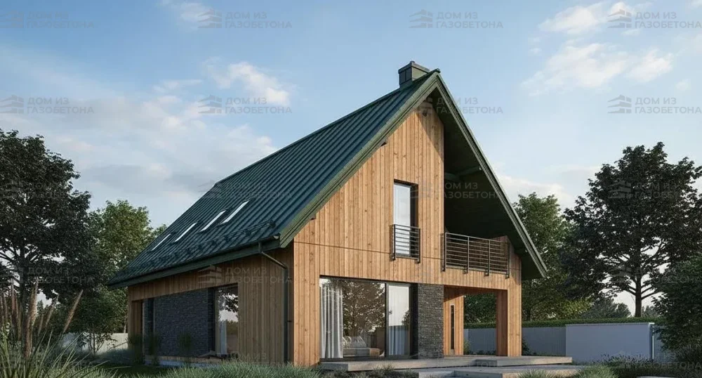 Проект Двухэтажный дом 9 на 16, 162 м2